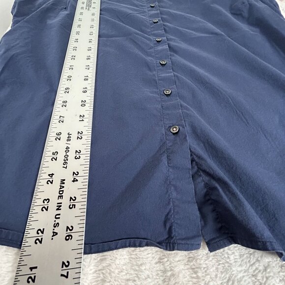 Barbour Womens Parceval Shirt Navy Button-Down Long Sleeve Casual Lightweight - Picture 8 of 10